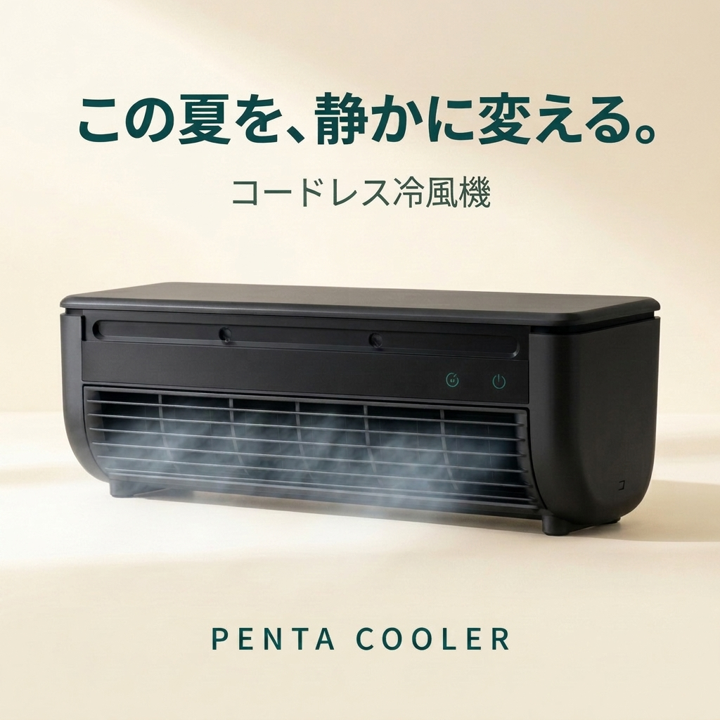Penta Air | コードレスポータブル冷風機