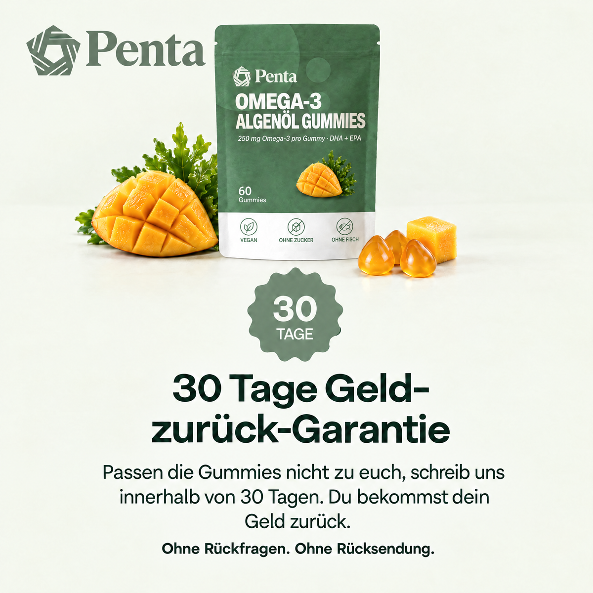 PENTA Omega-3 Algenöl Gummies